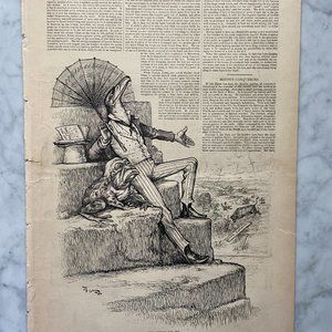 Harpers Weekly, Thomas Nast, Political Carton, Woodblock Engraving